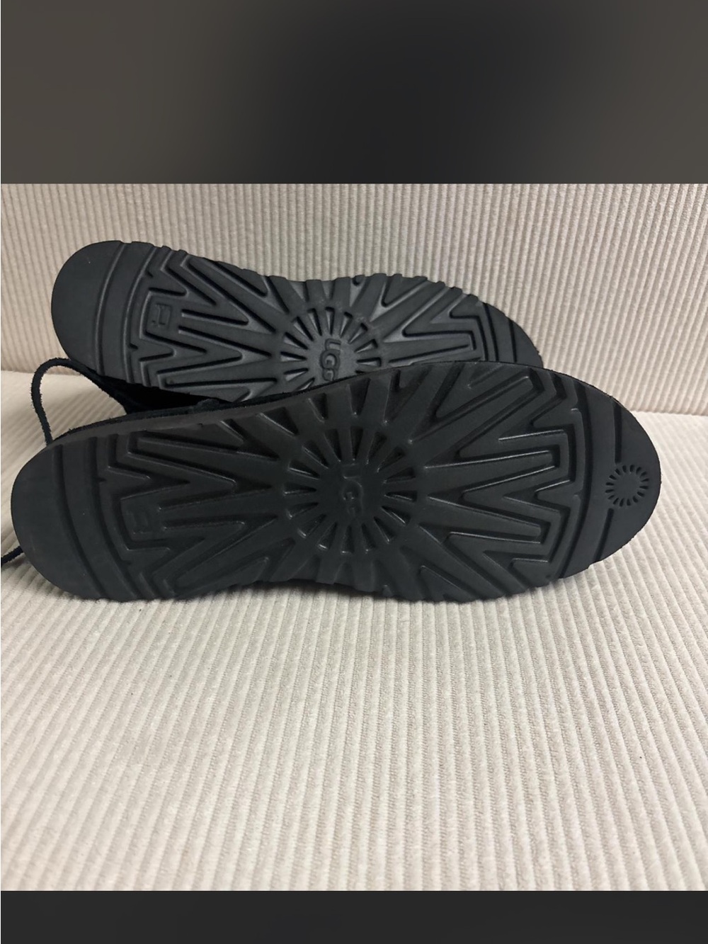 UGG Black Suede Ankle Boots - Picture 5 of 5